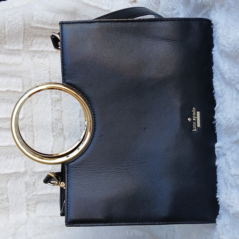 Kate Spade White Rock Road Sam Satchel, Black